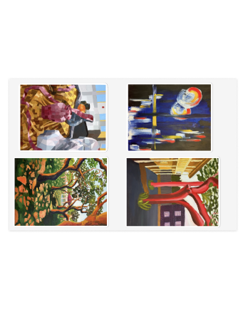 Art Stickers- 4pck